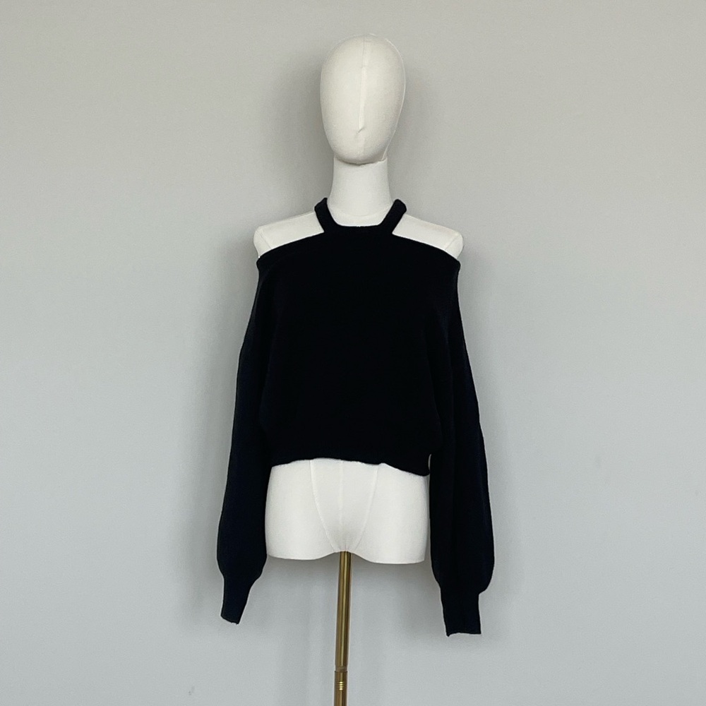DIVIDED Black Off-the-Shoulder Sweater